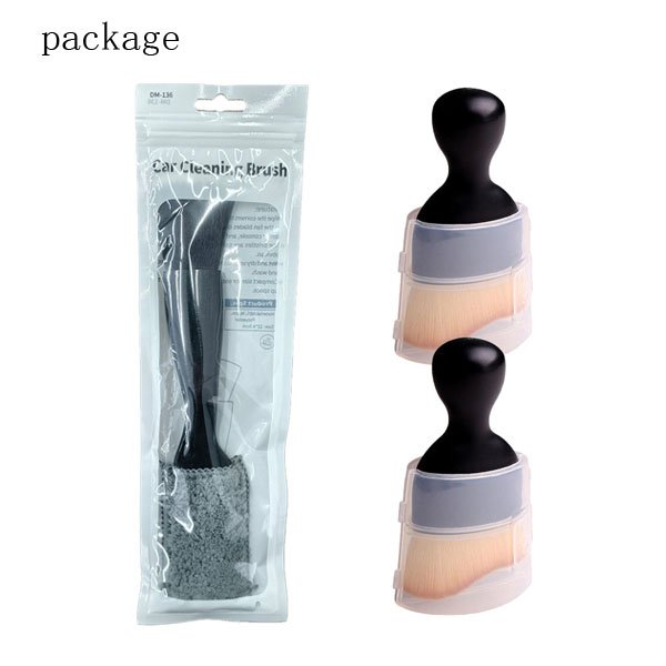 3 PCS Car Interior Detail Dust Brush,Soft Car Interior Detailing Kit Tools,Dash Duster Brush