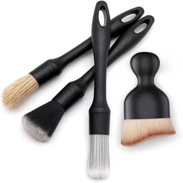 Car Detailing Brush Set - Interior & Exterior Cleaning Premium Car Wash Brush for Professional ﻿Car Duster