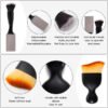 3 PCS Car Interior Detail Dust Brush,Soft Car Interior Detailing Kit Tools,Dash Duster Brush