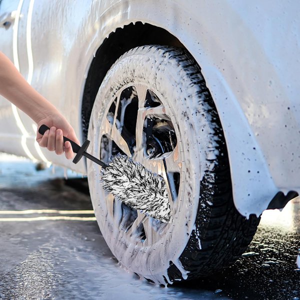 Car Cleaning Rim Brush Wheel Cleaning Brush  Highly Water Absorption Wheel Brush