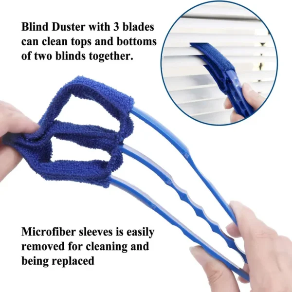 Window Blind Cleaner Duster Brush Blind Cleaner Tools for Window Shutters Blind Air Conditioner