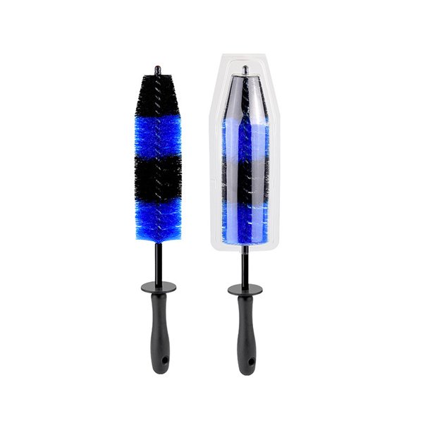 Wheel Rim Brush Soft Bristle Long Car Tire Detailing Washing Tool for Exhaust Tips Engine