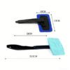 Car Windshield Cleaning Tool Reusable Microfiber Pads and Windshield Cleaner with Foldable Handle