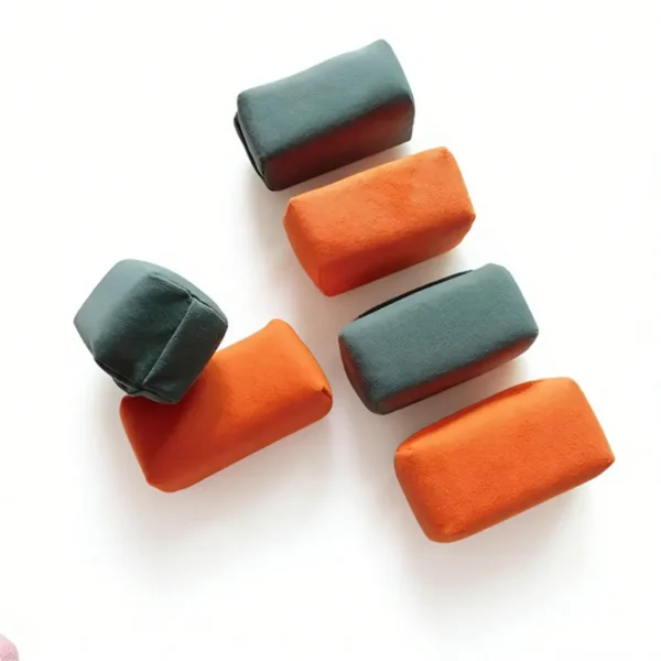 8×4×4cm Waterproof Car Wax Applicator Sponge – Double-Sided Plush Microfiber