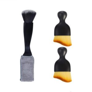 3 PCS Car Interior Detail Dust Brush,Soft Car Interior Detailing Kit Tools,Dash Duster Brush