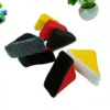 2pcs Tire Shine Applicator, Reusable Microfiber Tire Brightener Pad Triangle Tire Dressing Applicator