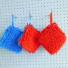 Dual-Color Car Wash Pad - Scratch Free Wrist Strap - Soft Chenille Microfiber Car Wash Sponge