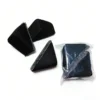 2pcs Tire Shine Applicator, Reusable Microfiber Tire Brightener Pad Triangle Tire Dressing Applicator