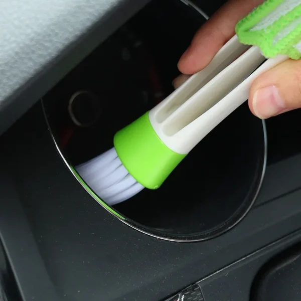Car Vent Brush Multifunctional Cleaning Brush - Auto Vent Cleaner Tool for Car Detailing