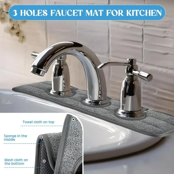 diatom mud faucet drip catcher