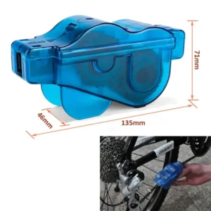 Bike Chain Cleaner with 360° Rotating Brushes, Split Design No Chain Removal Tool