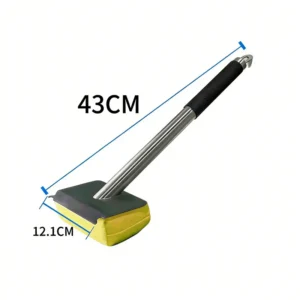 Grill Brush Bristle Free,BBQ Replaceable Scraper Cleaning Head for Cast Iron Grates