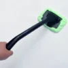 Car Windshield Cleaning Tool, Windshield Cleaner with 4 Washable and Reusable Microfiber Pads and Extendable Handle
