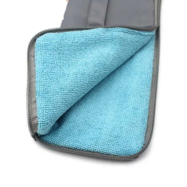 ShineMaxs Reversible Umbrella Storage Bag, Waterproof Oxford Cloth + Chenille Yarn, Leakproof Umbrella Pouch with Tote Strap & Zipper for Folding Umbrellas, Commute, Travel & Car