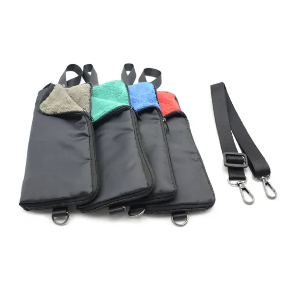 ShineMaxs Foldable Umbrella Storage Bag, Water-Resistant & Absorbent Umbrella Pouch with Detachable Shoulder Strap