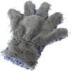 Interior cleaning with dual-sided car wash mitt, safe for delicate materials