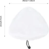 drawstring-lock-steam-mop-pad Close-up of drawstring lock on triangular steam mop pad, secure fit for H2O X5