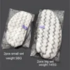 dual-type-microfiber-scrubbing-strips-mop-pad Close-up of built-in scrubbing strips on Bissell 1940 mop pad for tough stain removal