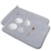XL Size 3-Layer Microfiber Dish Drying Mat – Super Absorbent, Heat-Resistant, Space-Saving Kitchen Essential