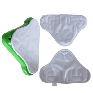Close-up of advanced microfiber texture on steam mop pad for deep cleaning