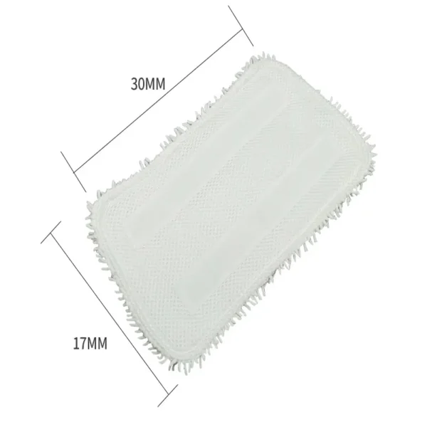 hark-mop-pad-size-view Size view of 12.8"×7" steam mop pad for Shark SK models
