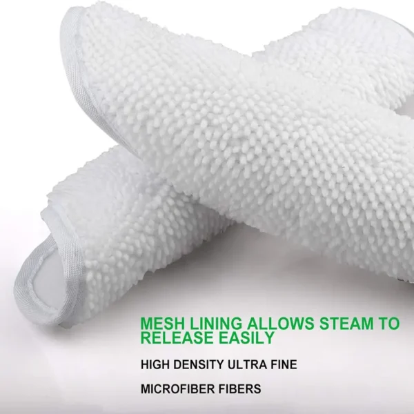 high-density-microfiber-steam-mop-pad Triangle steam mop pad cleaning tile and wood floors, scratch-free and streak-free results