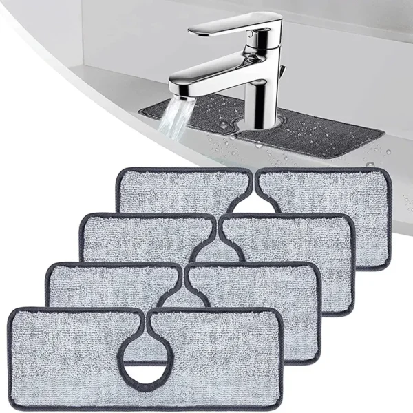 3 layer wraparound faucet splash guard