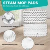 Shark S1000 steam mop pad cleaning high-traffic kitchen area, streak-free results