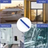 Multi-use T-bar squeegee cleaning car windows, home glass, and shower doors, streak-free results