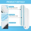 Wet and dry dual-use cleaning with O-Cedar H2Pro mop pads on tile and wood floors