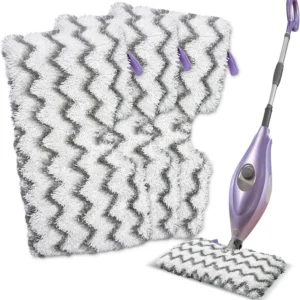 Wavy textured microfiber steam mop pads for Shark S3500 series pocket mops