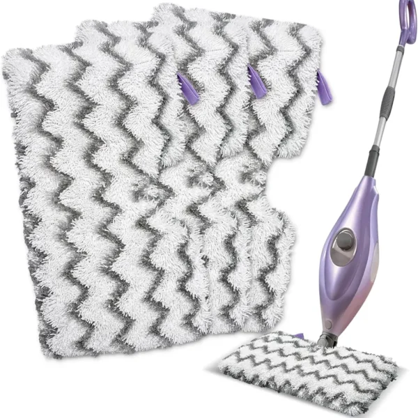 Wavy textured microfiber steam mop pads for Shark S3500 series pocket mops