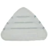 Hook and loop velcro fastener on triangular steam mop pad for secure fit