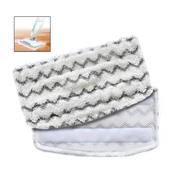 thickened microfiber steam mop pads for Shark S1000 series with scrub strips
