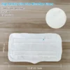 washable-reusable-shark-mop-pads-machine-wash Close-up of triple-layer microfiber texture on Shark steam mop pad