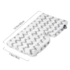Steam-through mesh lining on Shark S3500 mop pad for even heat distribution