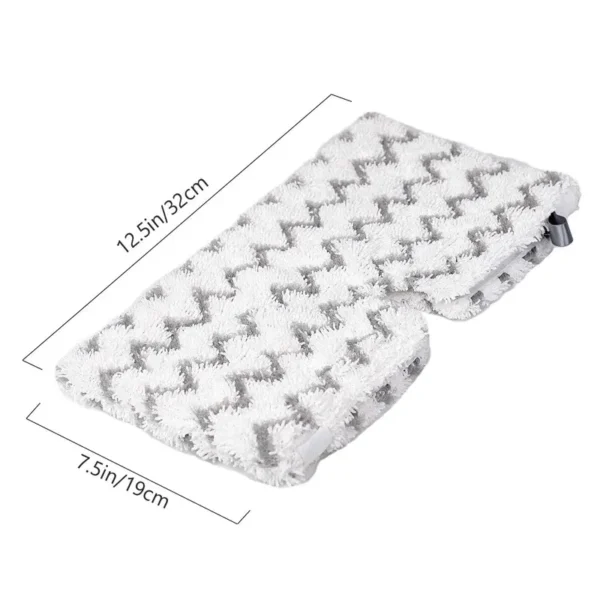 Steam-through mesh lining on Shark S3500 mop pad for even heat distribution