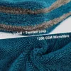 Close-up of 1200GSM double-twist loop microfiber fabric, thick and absorbent
