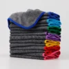 16"×16" tile pattern microfiber car detailing towels, 80/20 blend, lint-free and scratch-free
