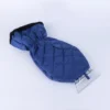 190T-nylon-shell-and-quilted-padding-closeu Elastic cuff and non-slip grip on quilted ice scraper mitt, keeps hands warm and secure