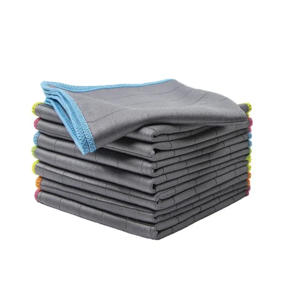 400gsm-glass-fiber-microfiber-cloths-main 400GSM glass fiber microfiber cleaning cloths, 3-pack streak-free and lint-free