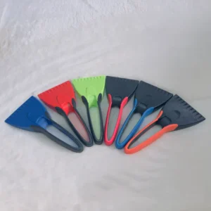 60g ultra-light mini ice scraper with ABS blade and TPR non-slip grip