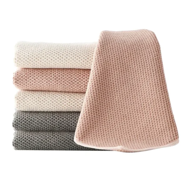 barista-microfiber-cleaning-cloths-main Barista microfiber cleaning cloths 6-pack, 12"×12" waffle weave for coffee station cleaning