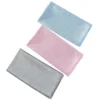cleaning-stainless-steel-without-chemicals Close-up of high-quality microfiber fabric, lint-free and scratch-free
