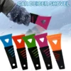 compact-plastic-ice-scraper-main Plastic Ice Scraper for Cars & Trucks - Soft Grip, No-Scratch Winter Windshield Frost Remover