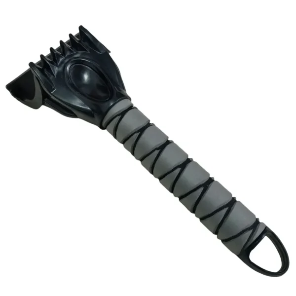 dual-function-abs-blade-on-ice-scraper Multiple color options for cross-grip ice scraper, red, black, green, blue, orange