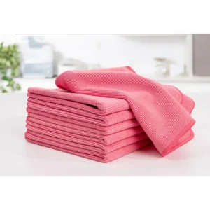 Professional grade edgeless microfiber car detailing towels, 320GSM 80/20 blend