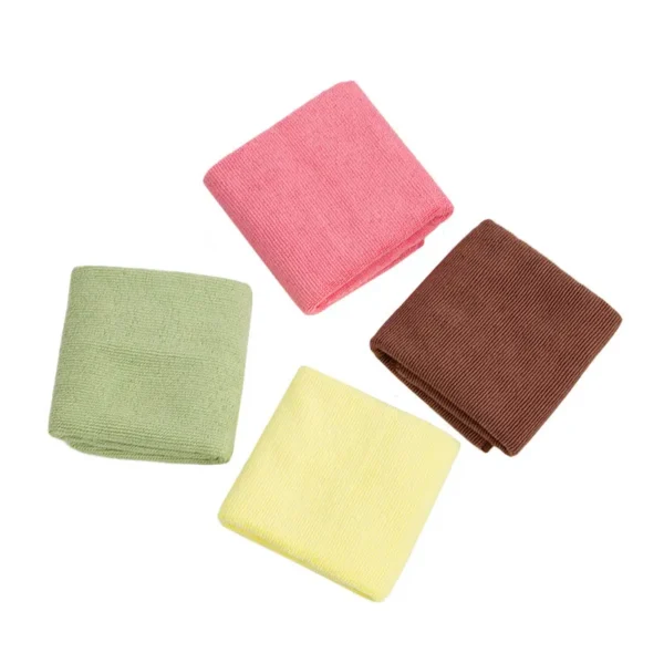 Multi-color car detailing towels, ideal for task-based organization