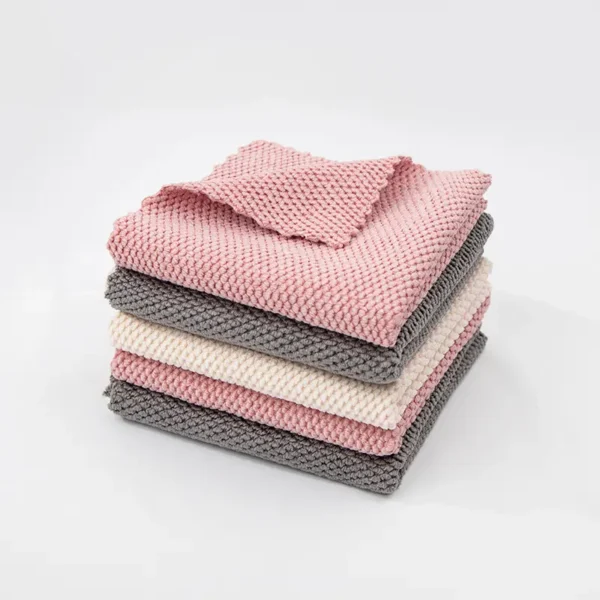 multi-color-grey-pink-beige-barista-towels Multi-color grey, pink, beige barista towels, perfect for task-based organization