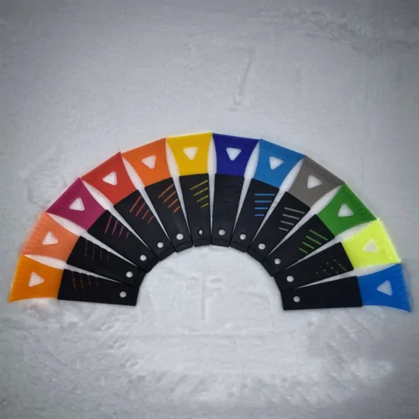 multi-color-options-for-car-ice-scraper Plastic Ice Scraper for Cars & Trucks - Soft Grip, No-Scratch Winter Windshield Frost Remover